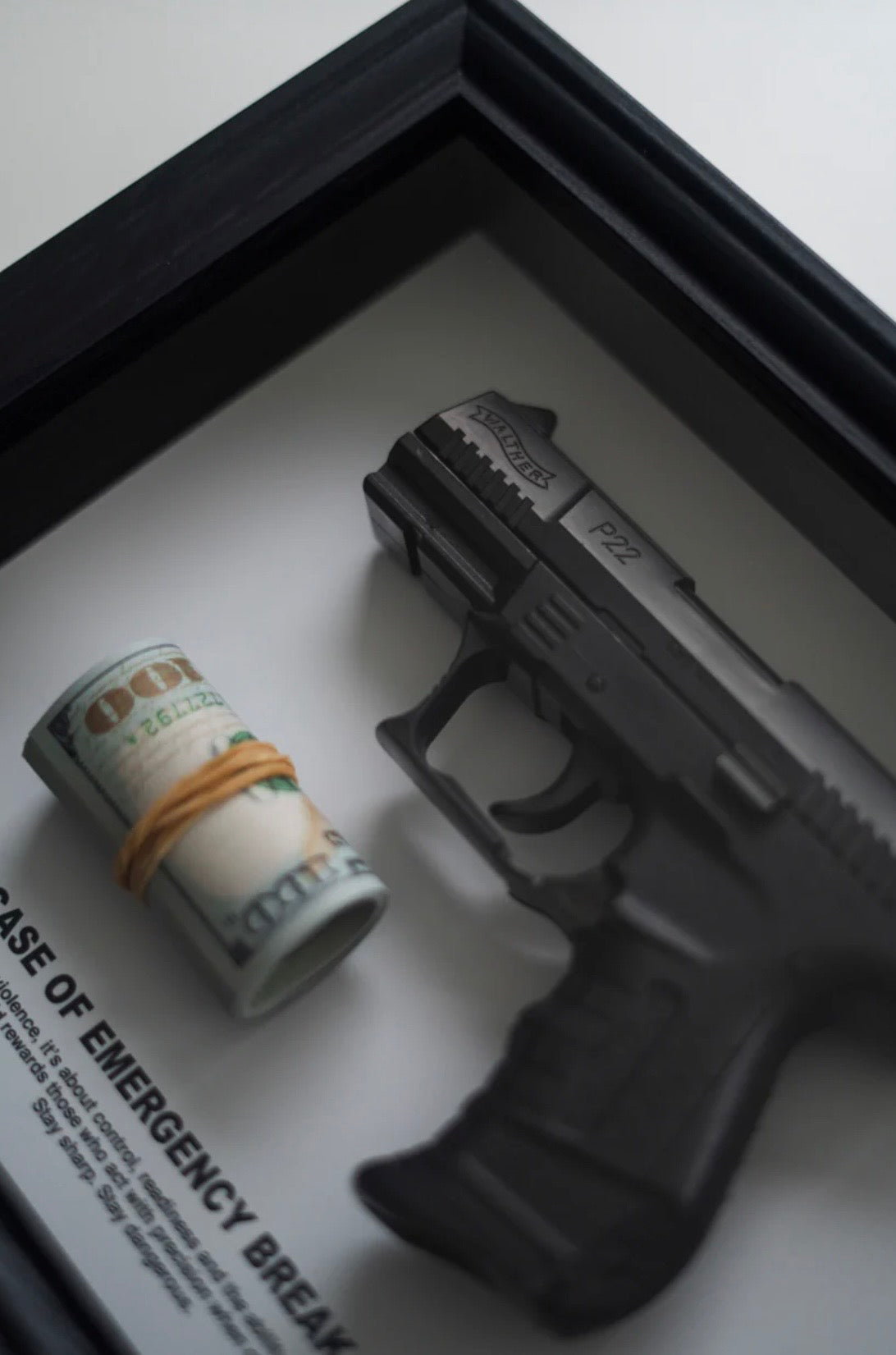 CASH & CARRY FRAME
