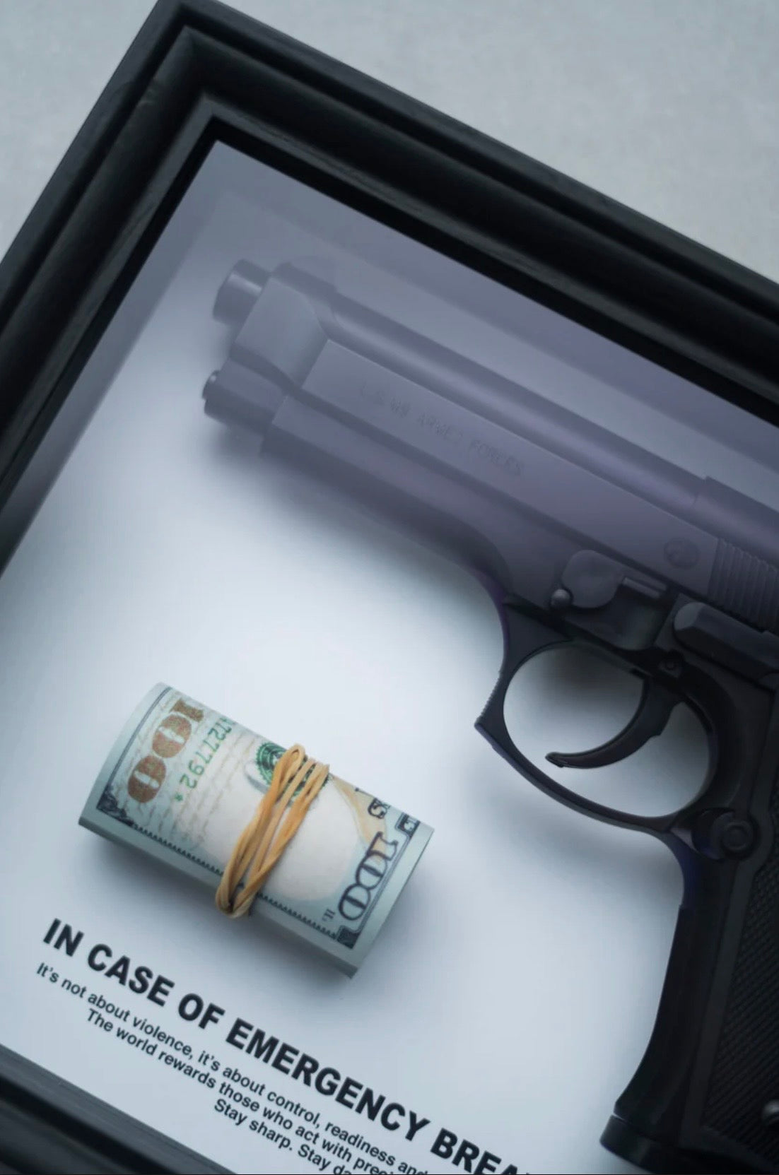 CASH & CARRY FRAME