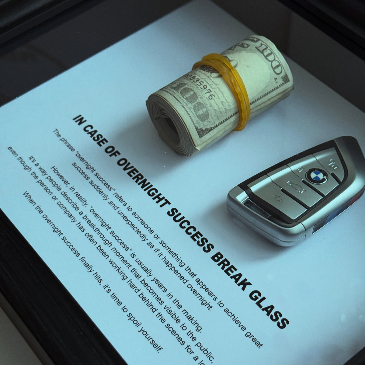 THE OVERNIGHT SUCCESS FRAME