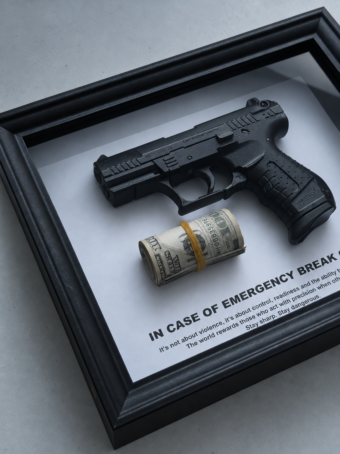 CASH & CARRY FRAME