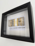 object100™ Emergency €100 Frame – Limited Edition Collectible Wall Art