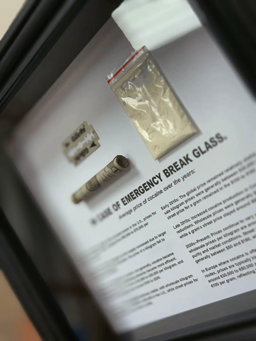 object100™ Emergency C0C A1 NE Dollar Frame – Limited Edition Collectible Wall Art