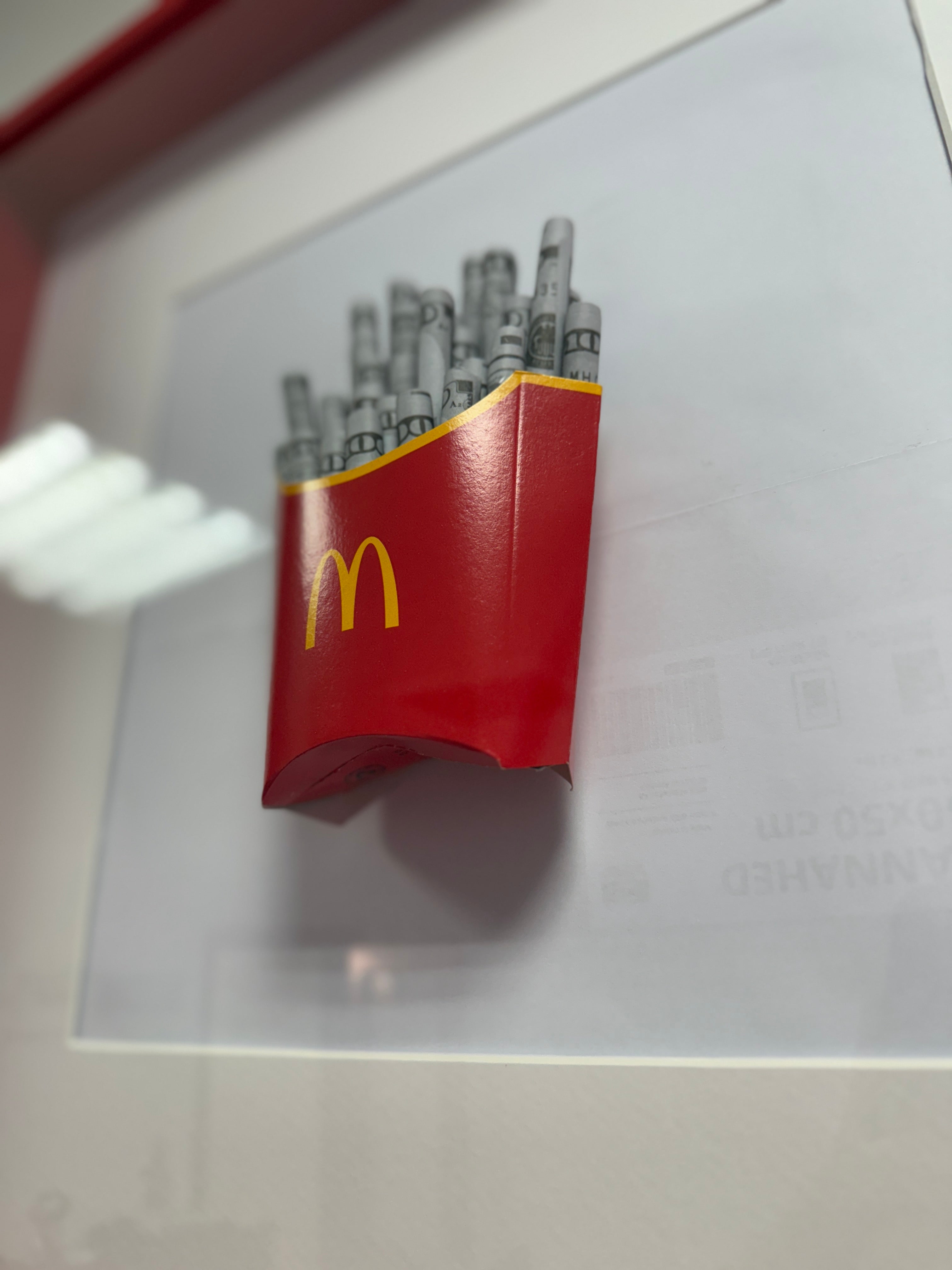 Front view of object100™ Stay Hungry Frame limited edition collectible wall art