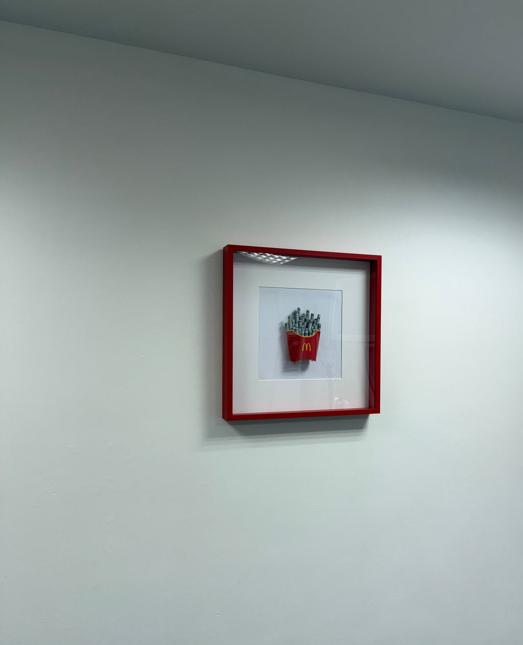 object100™ Stay Hungry Frame displayed on a modern interior wall